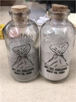 Two bottles of Mount Saint Helen’s ash May 18,