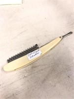 Celluloid handle straight razor made in USA