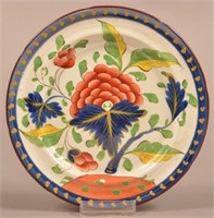 Gaudy Dutch Grape Pattern Soft Paste China Plate.