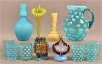 Lot of Various Victorian Art Glass.