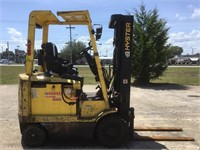 Hyster 5,500 lb Electric Fork Lift-