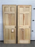 Two Solid Pine Doors