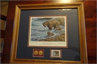 Signed Lee Kromschroader Alaskan Brown Bear