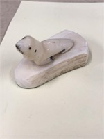 Alaskan native carved ivory seal