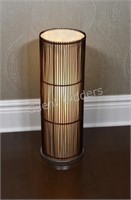 Round Bamboo Style Column Floor Lamp