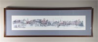 Easton Landmarks by Mary Bodio Signed Framed Print