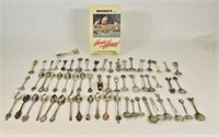 Collection of Collector Spoons & Tim Horton's Book