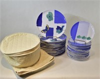 48 PC - Patio Dinner & Side Plates