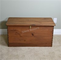 Pine Hand Crafted Dovetail Wood Chest