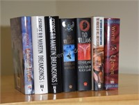 Assortment of Authors Hard Cover Fictional Books