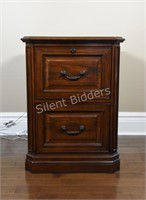 Breckenridge Golden Oak Finish Wood File Cabinet