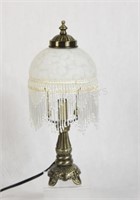 Frosted Glass Shade & Bronze Vanity Lamp