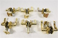 Brass Sets of Interior Door Hardware & Screws