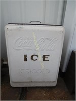 Coca Cola Ice Box, Been Painted White