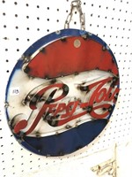 Pepsi-Cola sign, three-dimensional with raised