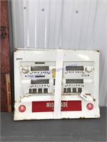 Gas pump front -approx 19"Tx 24"W
