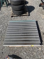 Brand new  grates still banded together. 4x4
