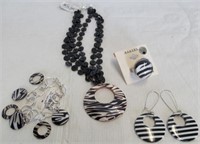 Various Animal Shell Costume Jewelry Including
