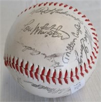 MLB Signed Baseball with Large Collection of