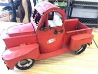 The old farm truck - hand made of recycled metal
