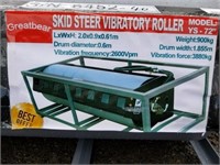 72" Hyd. Skid Steer Vibratory Roller