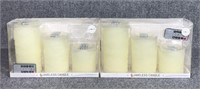 2pc Set of 3 Flameless Candles