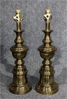 2pc Stiffel Brass Lamp Bases