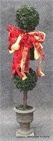 Decorative Topiary Christmas Tree