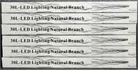6pc 30 LED Lighting Natural Branch