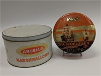 Angelus Marshmallows & Riley's Toffee Tins