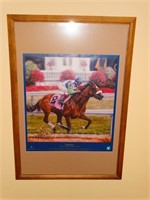 2006 Kentucy Derby Winner Framed  Poster - Barbaro