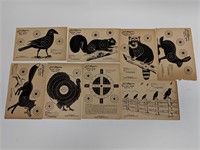 Lot of Vintage J C Higgins Paper Animal Targets