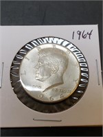 1964 Kennedy Half Dollar 90%