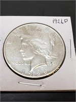 1926d Peace Dollar 90% Silver