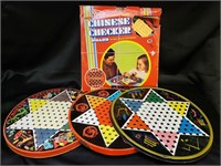 Vtg Chinese Checkers/ Checkers Game +++