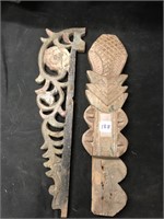 Two Javanese panel carvings, all teak