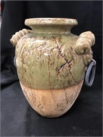 Antique style pottery vase