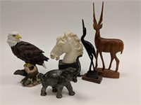 Collection of Animal Sculptures
