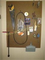 Hand Saw, Wire Brush, Hitch Pins, Chain Hooks,