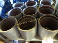 (9) 3"  Couplings - Plastic Coated;(13)  2 1/2"