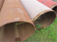 (2) 36" Pipe - 19.30ft. & .625 Wall;  18.25ft. &
