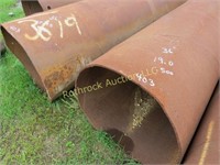 (2) 36" Pipe - 19ft. & .500 Wall;  18.95ft. &