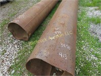 (1) 26" Pipe - 34.70ft. & .375 Wall;  (1) 22"