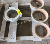 (4)  Mud Pump Suction Parts -  8"  and  10 3/4"