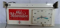 Old Milaukee clock advertising piece