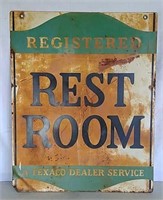DS Texaco Dealer Rest Room sign