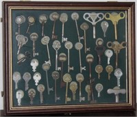 showcase of keys (approx. 40), 11"x13.5"