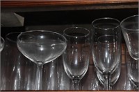 shelf lot stemware & tumblers, 32 pcs.