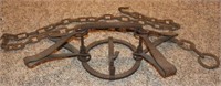 bear trap, 11" jaws, 4 springs, detached hand