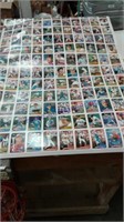 1989 The Topps Company Inc uncut  baseball cards,